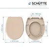 SCHÜTTE Toilettensitz mit Absenkautomatik BEIGE Duroplast Produktbild-Vorschau 23