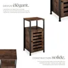 Armoire d’appoint DURHAM Meuble de rangement Style Vintage Voir les images du produit 3