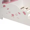 Hausform Kinderbett Weiß-Rosa mit Bücherregal, Produktbild-Vorschau 12