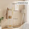 EUGAD Garderobenständer weiß, Baumform Kleiderständer mit 3 Produktbild-Vorschau 4