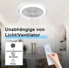 ZMH Wentylator sufitowy z oświetleniem i pilotem Podgląd zdjęcia produktu 7