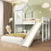 Łóżko piętrowe Fortuna Lai 90x200/140x200cm ze zjeżdżalnią Podgląd zdjęcia produktu 4