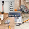 A collage of images showing a vacuum cleaner attachment and compatibility information. Produktbild-Vorschau