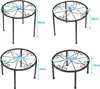 4 in 1 Metall Blumenständer Blumenregal Pflanztreppe Produktbild-Vorschau 2