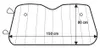 AMiO Solar screen stříbrná - 150x80 cm Náhled obrázku produktu 6