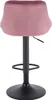 Tabouret de bar design Berlo - Avec dossier - Velours - Voir les images du produit 6