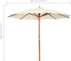 vidaXL Sonnenschirm 300x258 cm Sandweiß Produktbild-Vorschau 6