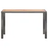 vidaXL Gartentisch Anthrazit und Braun 123x60x74 cm Produktbild-Vorschau 1