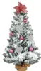 Geschmückter künstlicher Weihnachtsbaum PERLENHERZ 60 cm Produktbild-Vorschau 1