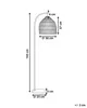 BELIANI Stehlampe Natürlich Beige Rattan und Metall 165 cm Produktbild-Vorschau 3