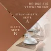 Platzset 6er Set Kunstleder abwaschbar, Wendbares Tischset Produktbild-Vorschau 6