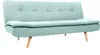 Miliboo - Schlafsofa skandinavisch 3 Plätze Lagunenblau Produktbild-Vorschau 3