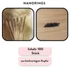 hair2heart Nanoringe #1 Schwarz mit Silikoneinsatz für Produktbild-Vorschau 6