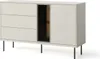 Furniture24 Sideboard Epiro Ep-03 Kommode Kaschmir / Dunkle Produktbild-Vorschau 1