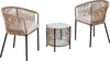 Balkonset Gartenset Bistro Set Gartenmöbel Set Outdoor Rope Produktbild-Vorschau 6