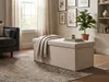 Everbrent Laleni Sitzbank Ottoman Zisa 76x38x38cm Bouclé Produktbild-Vorschau 2