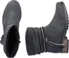 Two views of a pair of gray women's boots. Produktbild-Vorschau