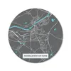MuchoWow® Mauspad Mousepad Stadtplan - Karte - Rüsselsheim Produktbild-Vorschau 1