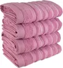 Sada froté ručníků STRIPES 50x90 cm 4 ks růžové Náhled obrázku produktu 3