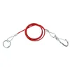Wohnwagen Anhänger Abreißseil Rot 100 cm mit Karabiner und Produktbild-Vorschau 2