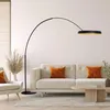 Stehlampe - schwarz - Ringlux -  metall - bogenlampe - LED Produktbild-Vorschau 3