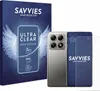 A product shot showing the packaging and a smartphone with a screen protector applied. Produktbild-Vorschau