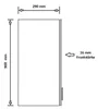Küche Eiche Artisan Weiß 150 cm Küchenzeile Hochglanz Produktbild-Vorschau 5