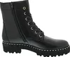 A single black boot shown from the side. Produktbild-Vorschau