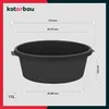 KOTARBAU® 3 St. Mörtelwanne 11 L Mörtelkübel Schwarz Produktbild-Vorschau 3