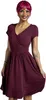 RED by EMP Damen dunkelrotes Basic Kleid mit V-Ausschnitt L Produktbild-Vorschau 4