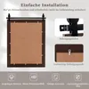 A product image showing a mirror with installation instructions and feature highlights. Podgląd zdjęcia produktu