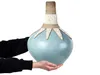 BELIANI Dekorative Vase Blau aus Terrakotta 43 cm Produktbild-Vorschau 4