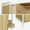 sweeek - Ankleidemodul mit 1 Kleiderstange, 6 Regalen und 1 Produktbild-Vorschau 4