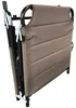 XXL Aluminium Gartenliege Sonnenliege Liege taupe mit Dach Produktbild-Vorschau 3