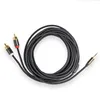 Kabel REAGLE MINI JACK 2x RCA CHINCH STEREO GOLD HQ 3M Podgląd zdjęcia produktu 8