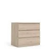 Commode Nada 3 tiroirs finition hickory. Voir les images du produit 3