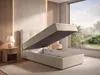 AX LIVING Boxspringbett 120x200 cm Sakarya Creme - Produktbild-Vorschau 3