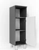 Vicco Midischrank Fynn, 30 x 95 cm, Anthrazit/Weiß Produktbild-Vorschau 1