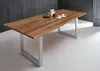 Esstisch Baumkante massiv Akazie natur 240 x 100 U-Gestell Produktbild-Vorschau 1