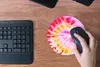 MuchoWow® Mauspad Mousepad Krawattenfärbung - Rosa - Lila Produktbild-Vorschau 4