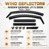 4-delige set winddeflectoren voor de NISSAN QASHQAI J11 Productafbeelding-voorbeeld 4