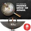 Wok Pfanne inkl. Wokring - Geeignet als Wokpfanne Induktion Produktbild-Vorschau 3