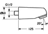 HANSA 04860100 Sportkopfbrause Hansajet DN15 verchromt Produktbild-Vorschau 3