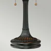 Lampe de table, verre Tiffany, métal, bronze, H 58,4 cm Voir les images du produit 4
