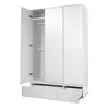Armoire IMAGE 60B - blanc mat - 3 portes + 2 tiroirs - Voir les images du produit 6