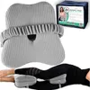Orthopädisches Kniekissen aus Memory-Schaum Grau - Produktbild-Vorschau 1