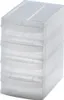 Rotho Schubladenbox Tower Systemix XS 4 Schübe transparent Produktbild-Vorschau 2