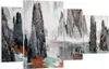 Bild auf Leinwand - Leinwandbild - Berge Märchen Nebel - Produktbild-Vorschau 1