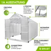 BRAST Gewächshaus Aluminium mit Fundament | 310x250x235cm | Produktbild-Vorschau 5