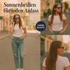 Miobo Retro Sonnenbrille Uni – UV400 Schutz – Verspiegelte Produktbild-Vorschau 6
